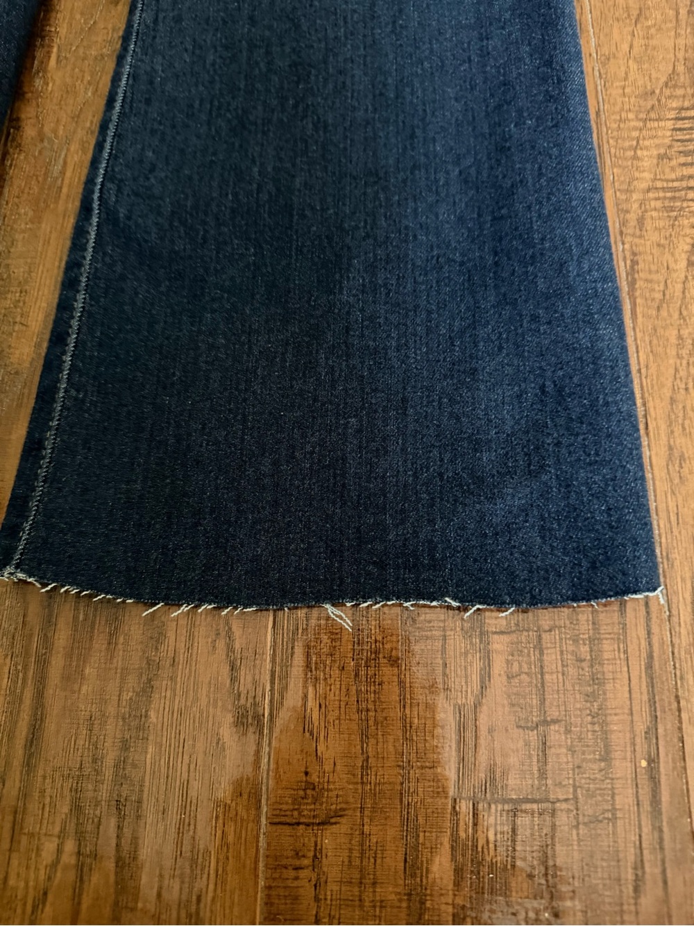 Just Black Denim Dark Blue Flare Jeans - Picture 6 of 9